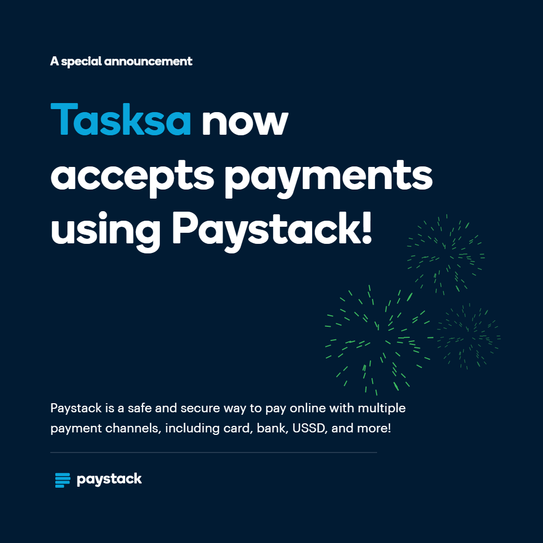 Secured by Paystack